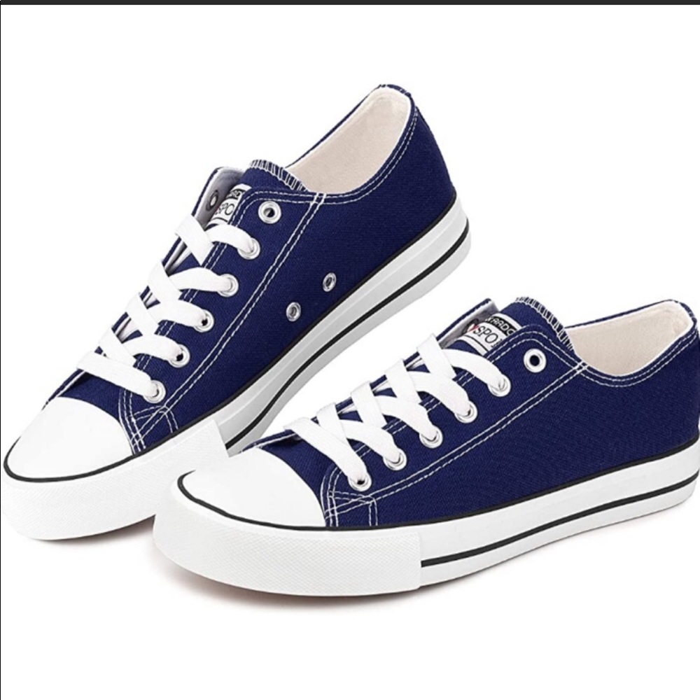 Like New JENN ARDOR Women’s Canvas Sneakers•Classic Low Top Lace Up Shoes•Size 7
